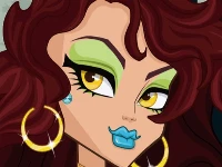 Monster high clawdeen makeup