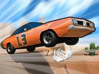 Stunt car race