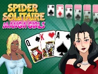 Spider solitaire : manga girls