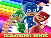 Coloring book for pj masks