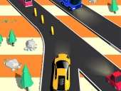 Traffic car run 2d : car games