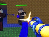 Modern blocky paintball survival