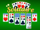 Classic solitaire:  card games