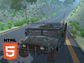 Hummer jeep driving sim