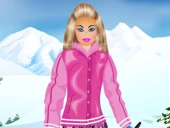 Barbie snowboard dress