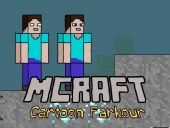 Mcraft cartoon parkour