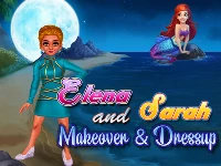 Elena and sarah makeover and dressup