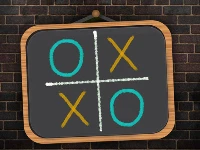 Tic tac toe blackboard