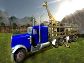 Animal transport truck 3d game