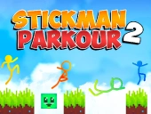 Stickman parkour 2 - lucky block