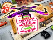 Drone pizza delivery simulator