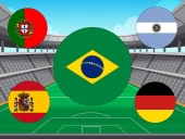 World cup flag match