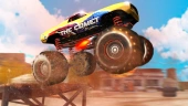 Monster truck stunt racing