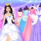 Princess wedding dress up game