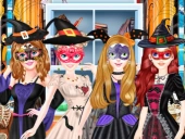 Halloween masquerade party