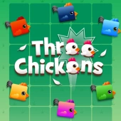 Three chickens