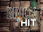 Brick hit