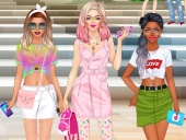 College girls team fashion makeover