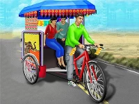 Bicycle rickshaw simulator