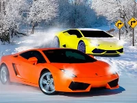 Snow track racing 3d