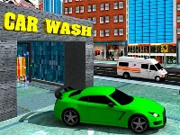 Sports car wash gas station