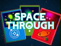 Space through - card clicker game