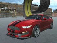 Stunts car speed trial