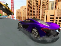 Extreme stunt car race