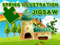 Spring illustration puzzle