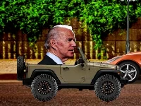 Biden wheelie