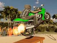 Xtreme bike stunts